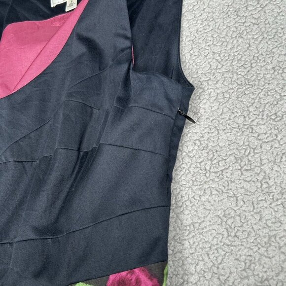 Moulinette Soeurs Dress 8 Dark Floral Forest Fairy Roses Anthropologie Whimsy - Picture 7 of 12